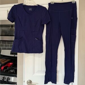 Jaanuu navy scrub sets